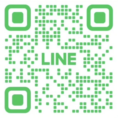公式LINE 友だち追加のQRコード（ID：@384xxmat）